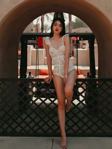 泳池泳衣超薄款,日本蕾丝款泳衣