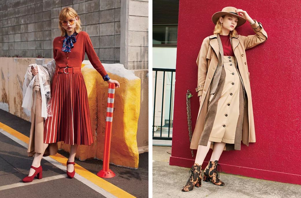 秋季法式复古风穿搭,27套知性优雅的早秋穿搭