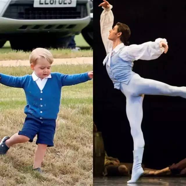 乔治小王子跳芭蕾视频,乔治王子学芭蕾被美国人嘲笑