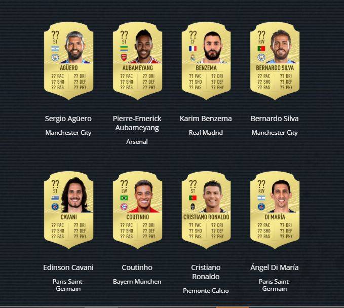 fifa能力值最高球员实战,fifa20球员能力值历史排名