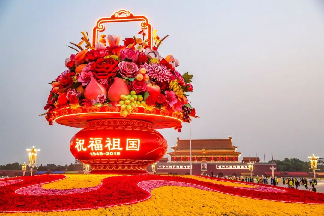 2022年国庆花坛景观图片大全,国庆节拍到的最美花海