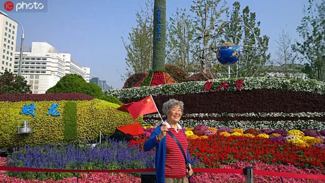 2022年国庆花坛景观图片大全,国庆节拍到的最美花海