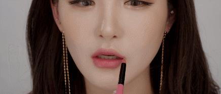 杨颖全唇妆,angelababy唇妆画一半