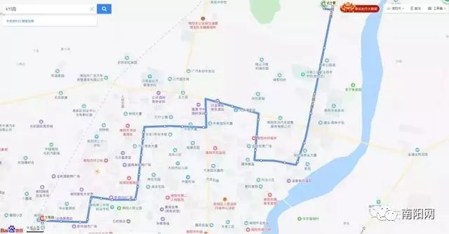 南阳公交4路线路图,南阳公交线路图高清
