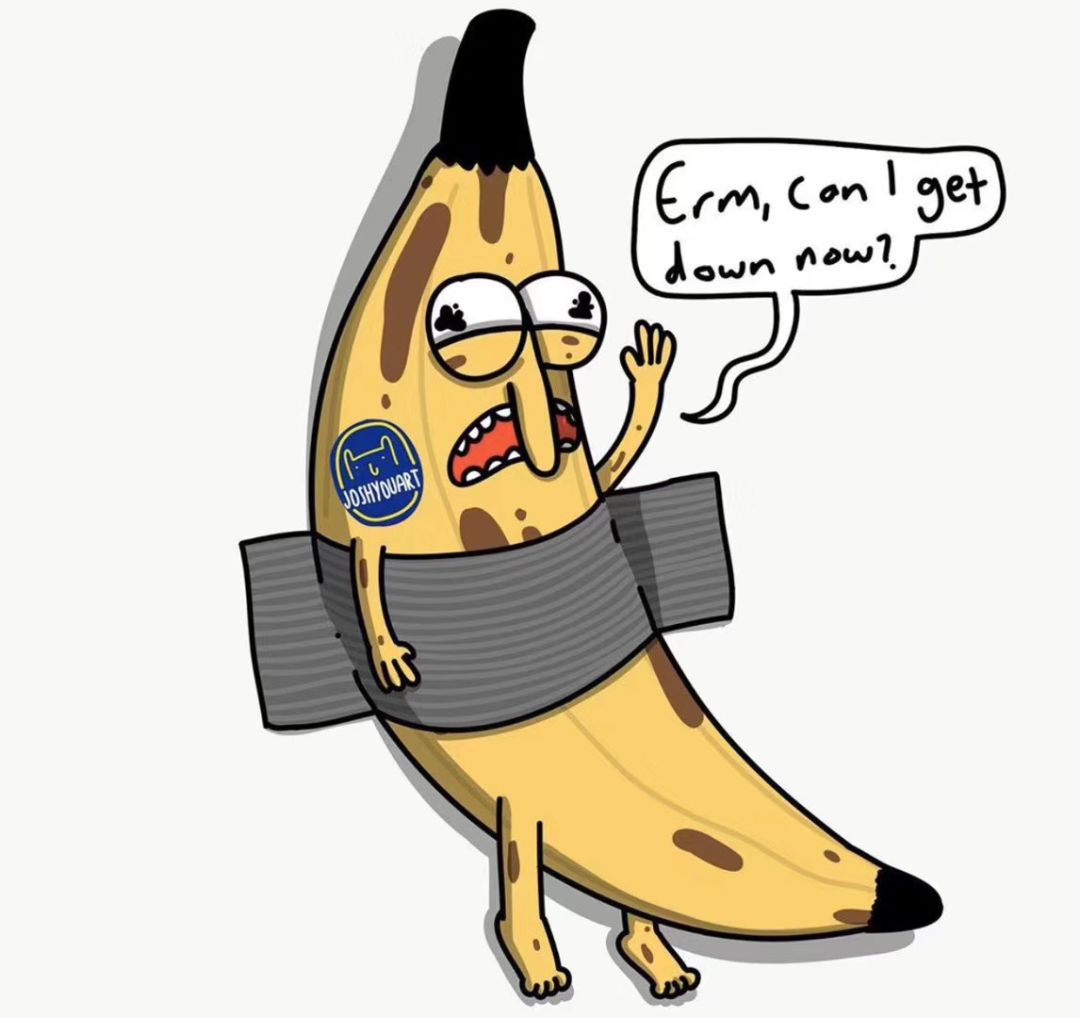 艺术大神卡特兰仅用一根香蕉就废掉了迈阿密巴塞尔200多家画廊!可是突然被另一个艺术家当场吃掉了