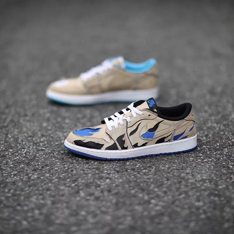 nikesbaj1low北卡蓝,nikesb联名aj1low沙漠黄