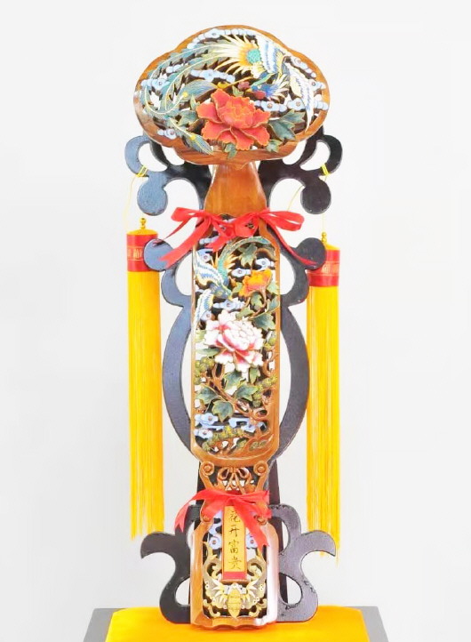 山东肥城桃木雕刻非遗工艺品,创意桃木工艺品