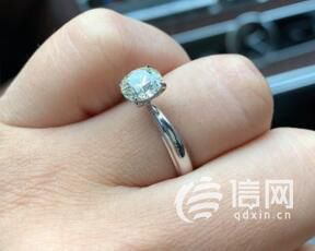 钻石之家珠宝钻戒,四爪钻戒的钻石松动