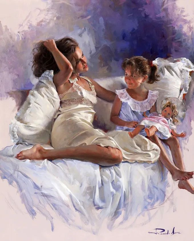 西班牙两位绘画大师笔下的曼妙形体，美的远远超乎你的想象