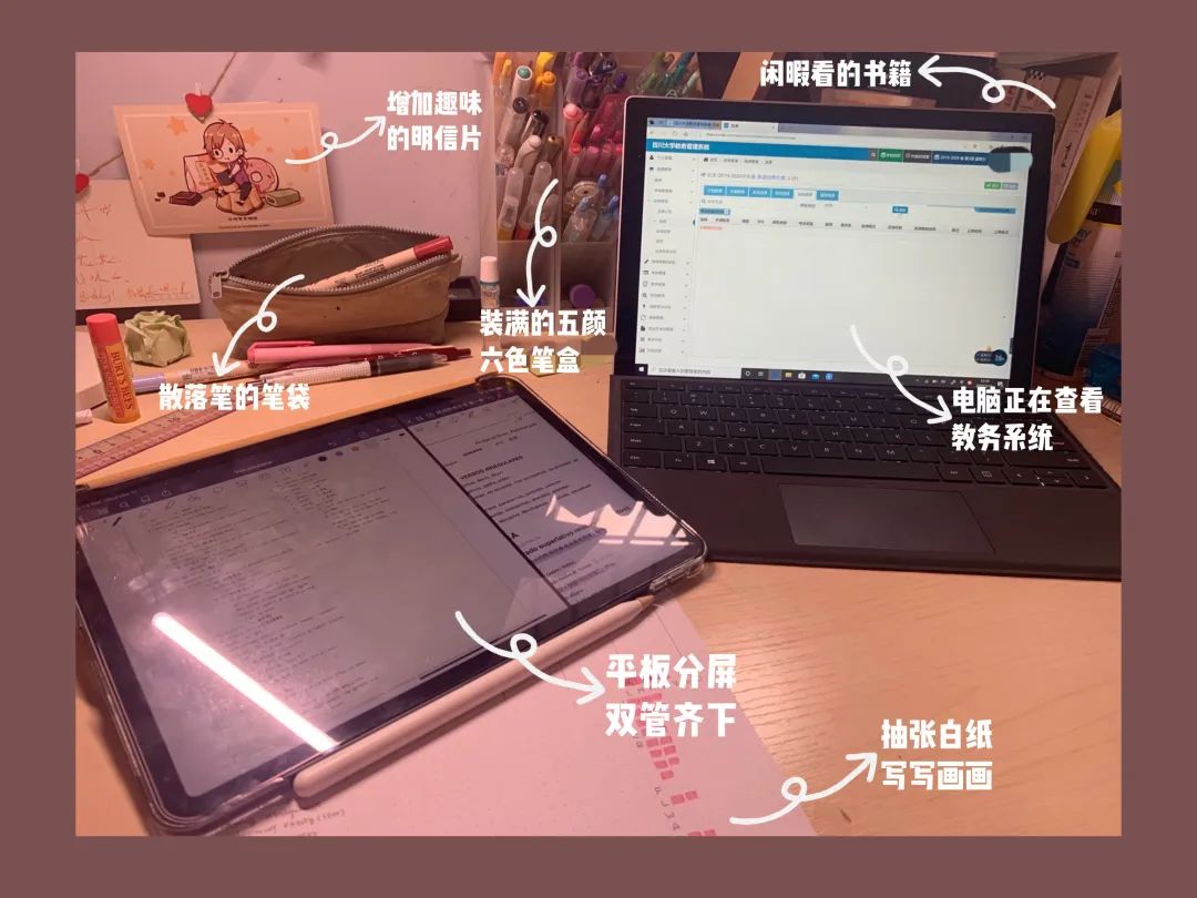 哎呀，有趣！川大版宅家学习书桌大赏