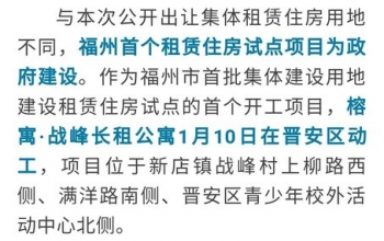福州市集体租赁房拍卖,首次闲置农房经营使用权竞拍