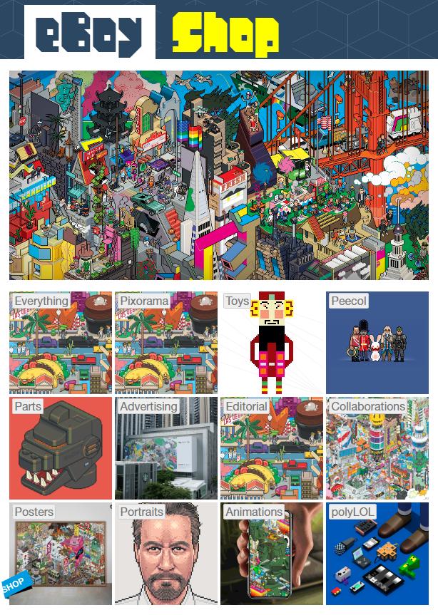 像素遇上网页设计，让这个全空白网站赚走100万美元