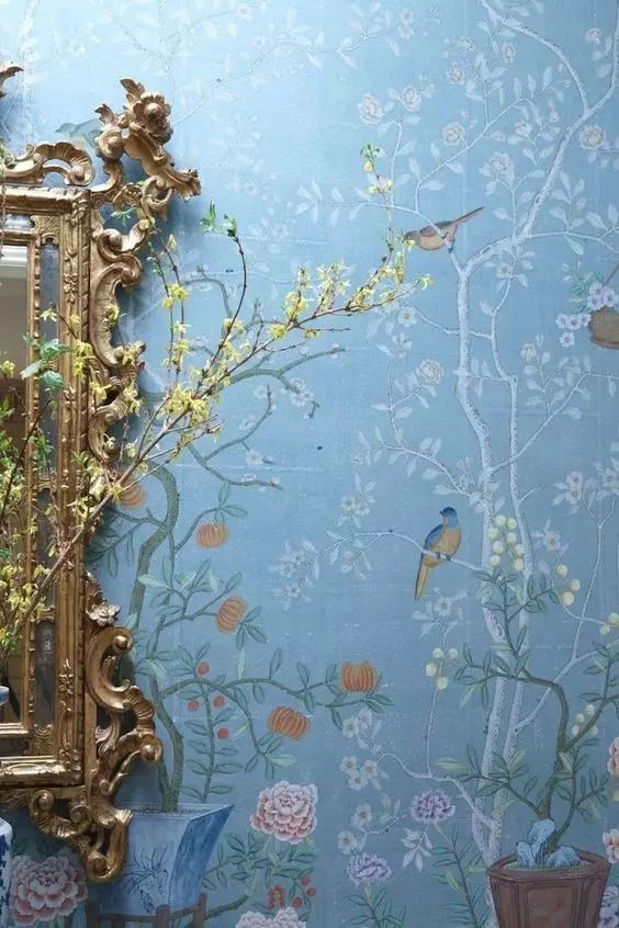 儿童卧室简单墙画手绘,留一面水泥墙