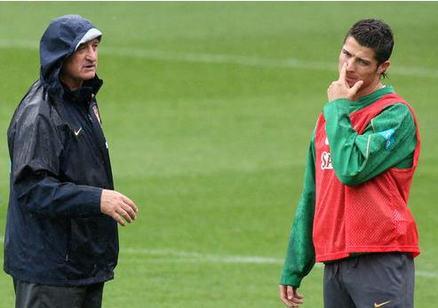 c罗来中国看见斯科拉里,c罗来中国和球迷互动