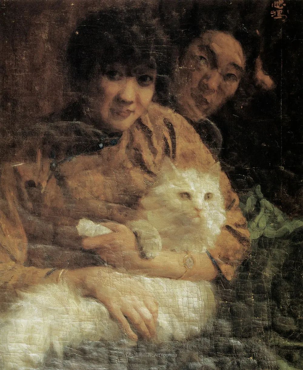 徐悲鸿先生的巨幅油画愚公移山,徐悲鸿中国现代画之父