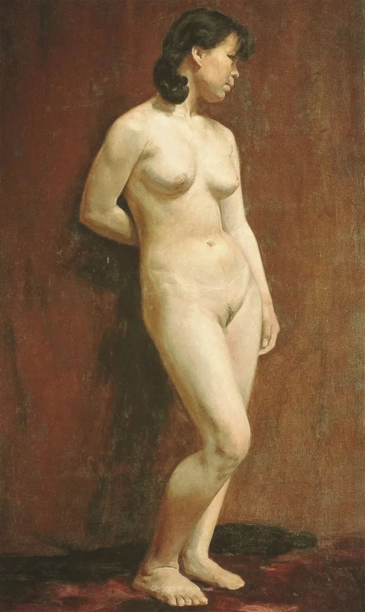 徐悲鸿先生的巨幅油画愚公移山,徐悲鸿中国现代画之父