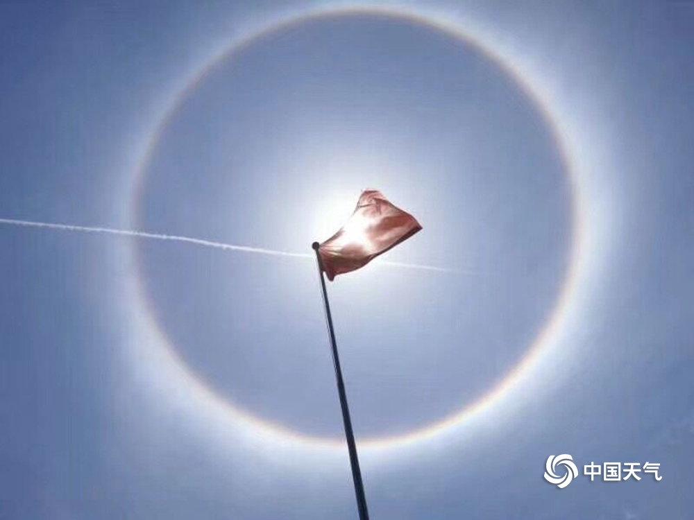 南方多省出现日晕奇观,多地现日晕奇观照片