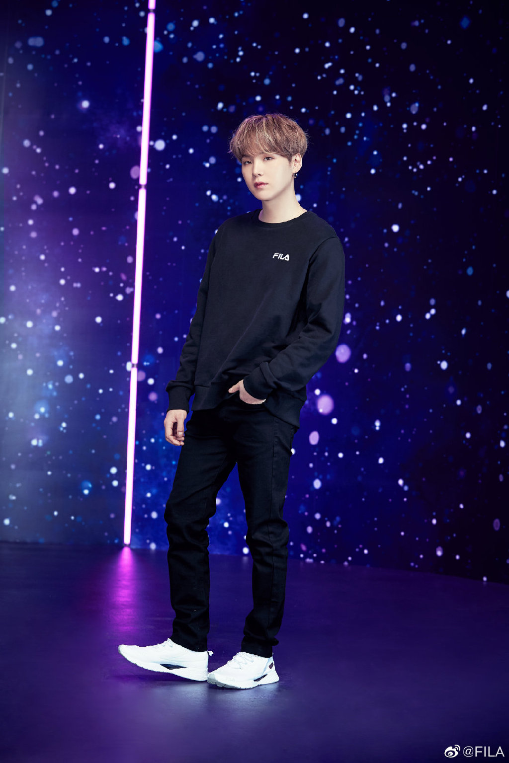 fila代言人防弹,防弹少年团最新宣传海报