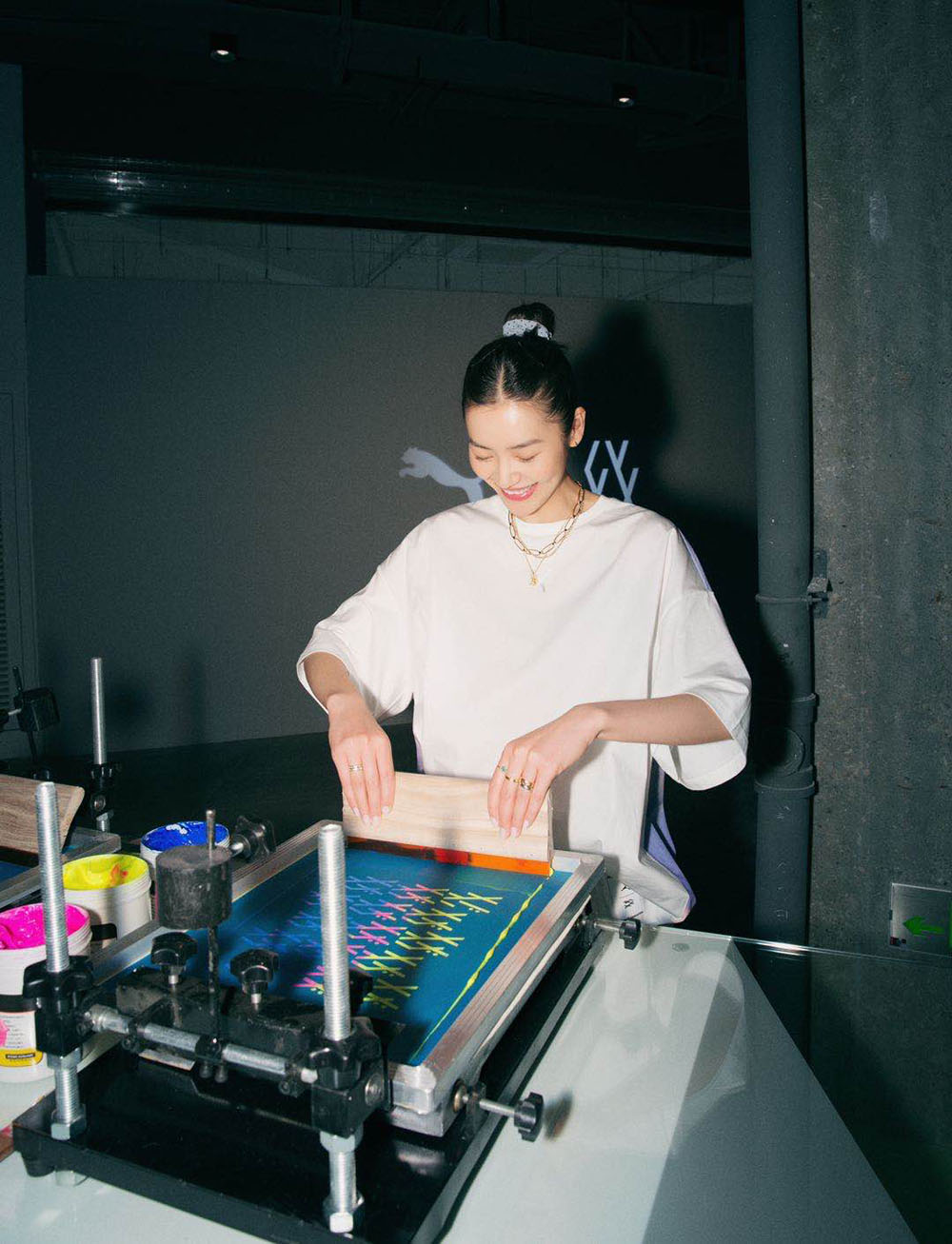 彪马刘雯联名同款卫衣,刘雯puma活动