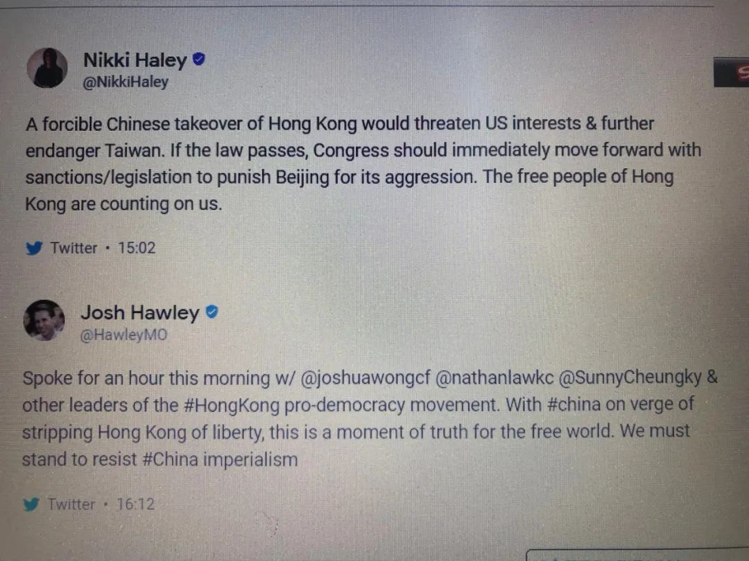 香港，华盛顿正想把你变成战区！