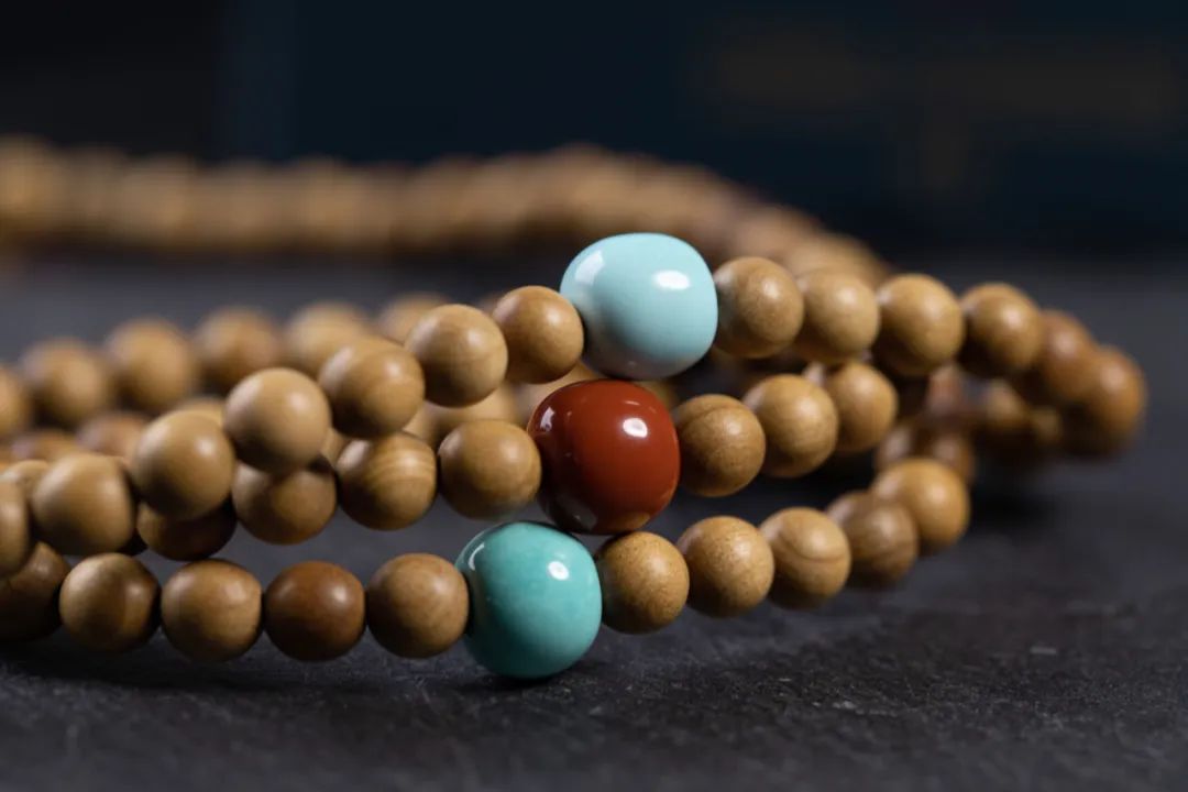 老料天然绿檀木手串,老檀木手串1.0