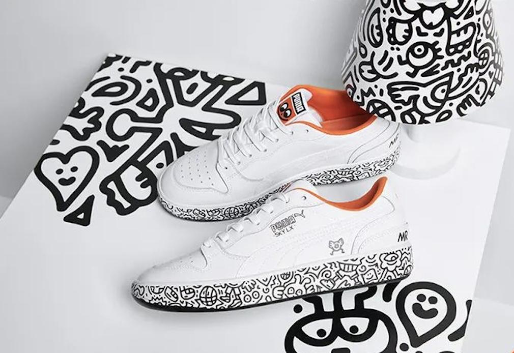 puma联名神仙配色,puma新款涂鸦