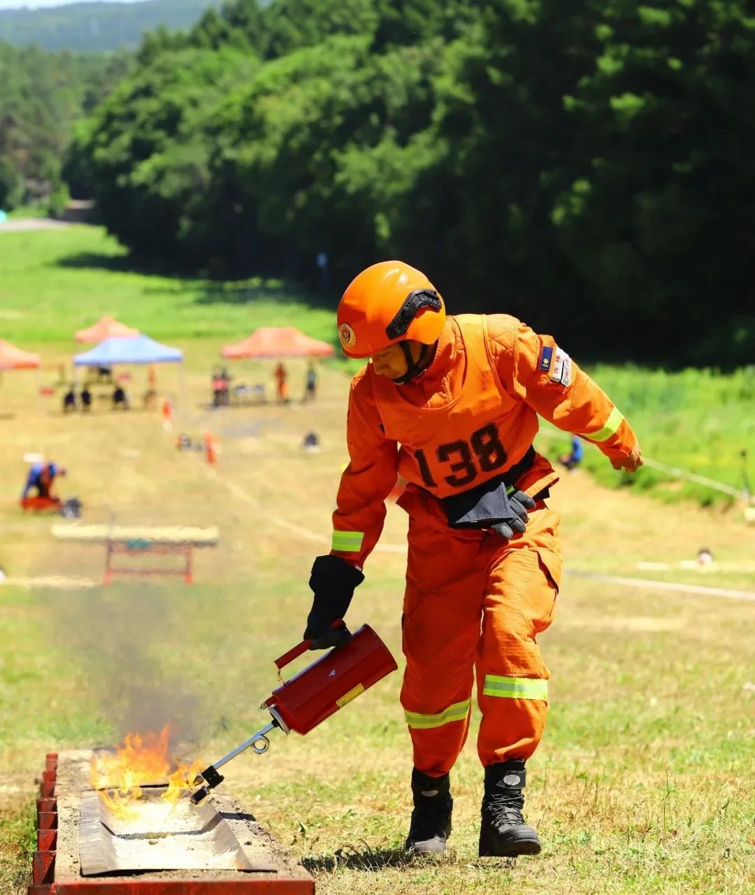 比武消防科目,灭火科目比武