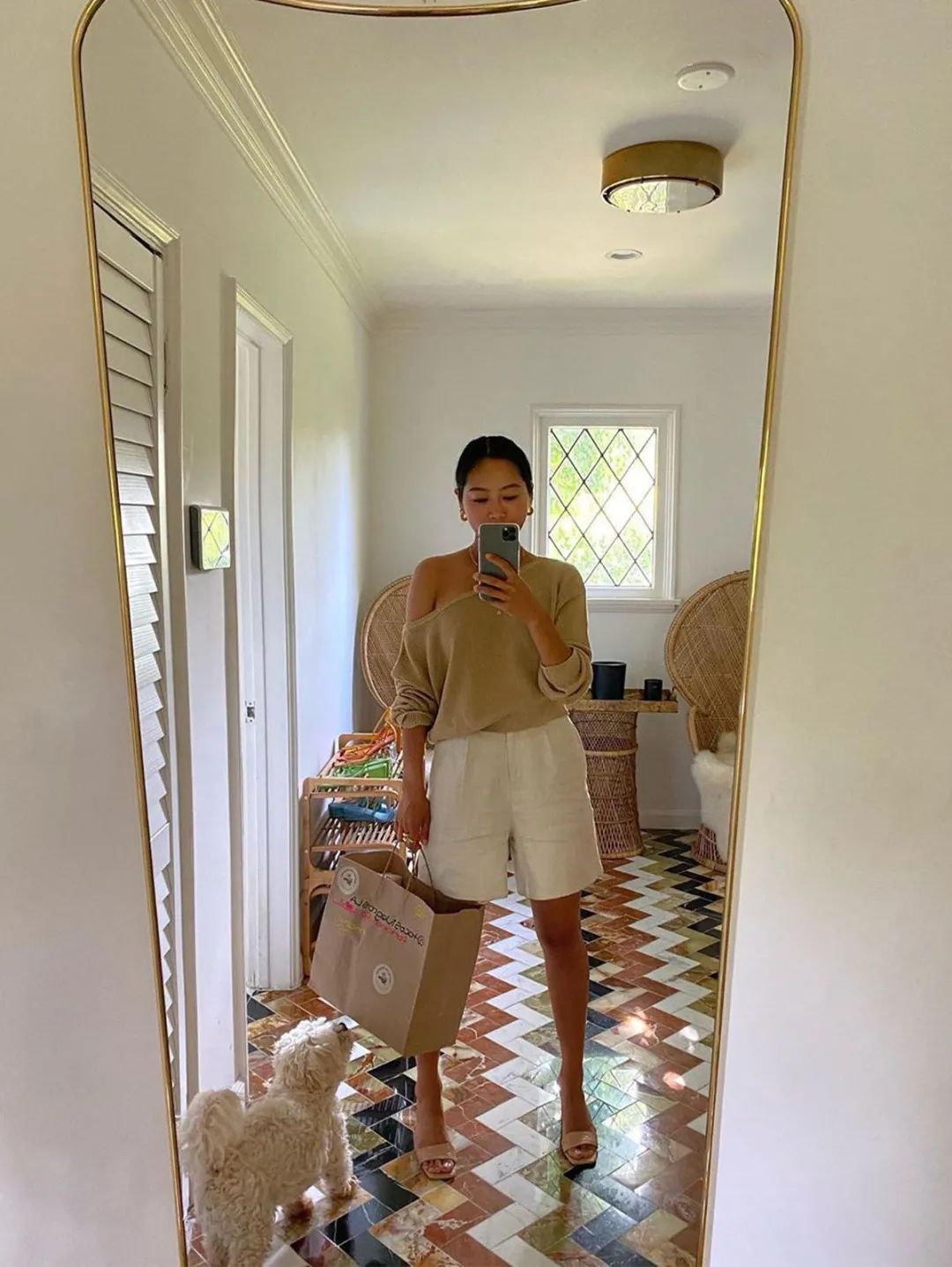 百慕大针织短裤,百慕大白色短裤