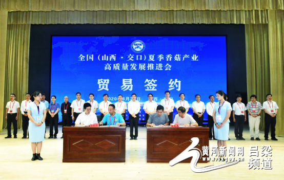 激活交口夏菇新动能蹚出一条高质量发展新路子——全国（山西·交口）夏季香菇产业高质量发展推进会召开