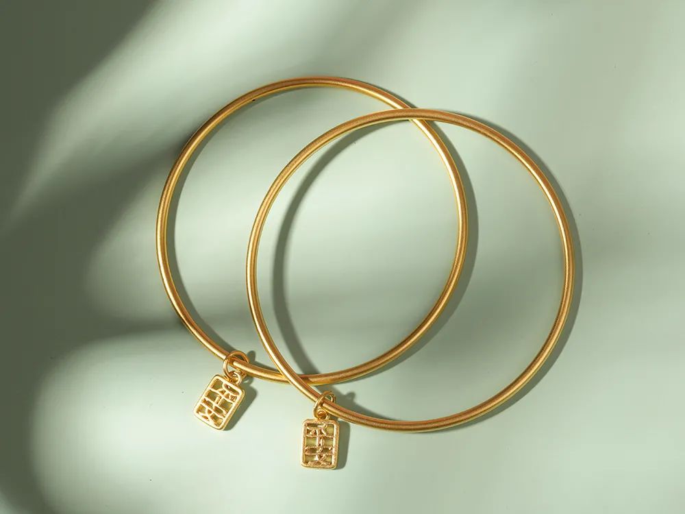 古法黄金手链珐琅彩,乾隆黄金手链