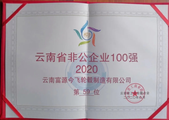 云南2024年非公企业百强,2019云南省非公企业100强