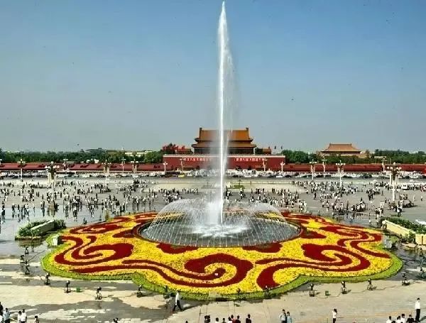 有一种美叫花园庭院,2021年国庆节天安门漂亮花坛图片