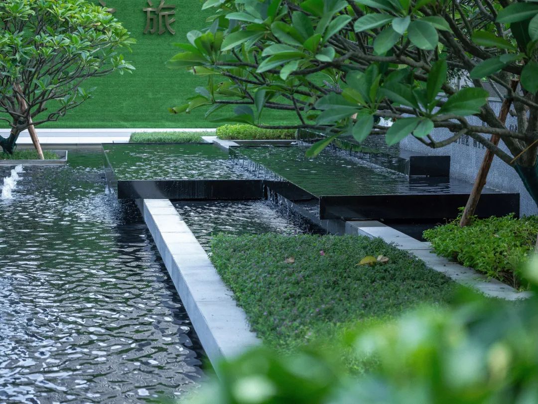 融创长乐壹号湖上样板房,景观蒙太奇