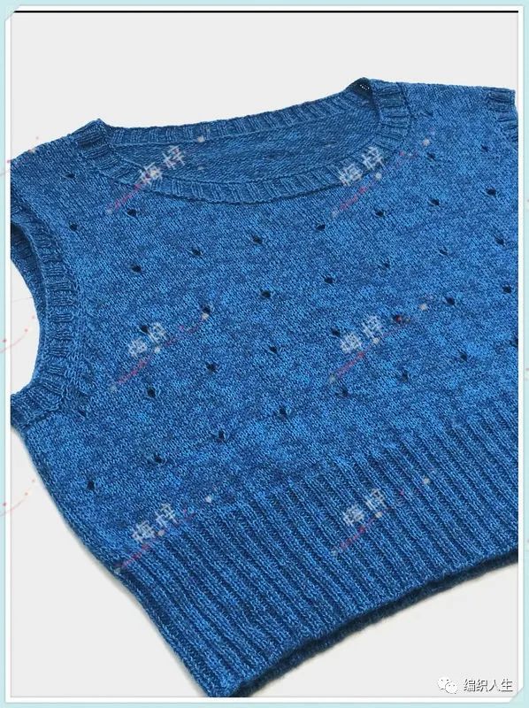 宽松棒针女式背心款式图解,男士棒针背心花样大全图解