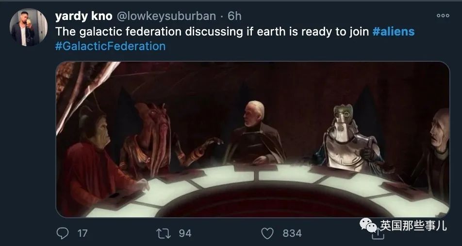 前军方学者爆料川普即将公开外星人存在?!网友：喝多了？