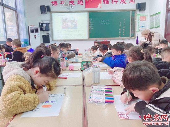 登封市北区小学:冬至课程初体验博雅文化润少年