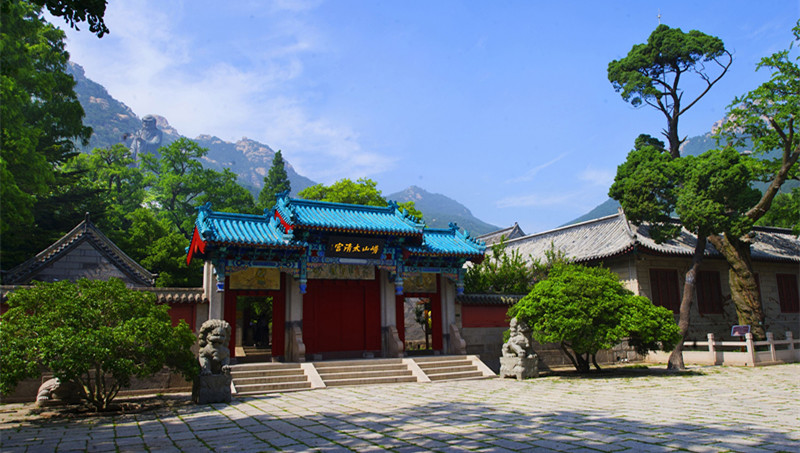 海上第一名山崂山题字,海上名山第一崂山