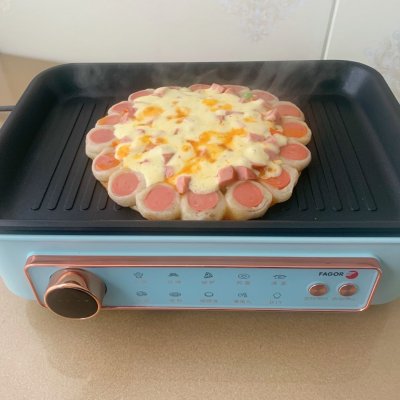 不用烤箱平底锅做披萨最简单做法,披萨的家常做法不用烤箱平底锅