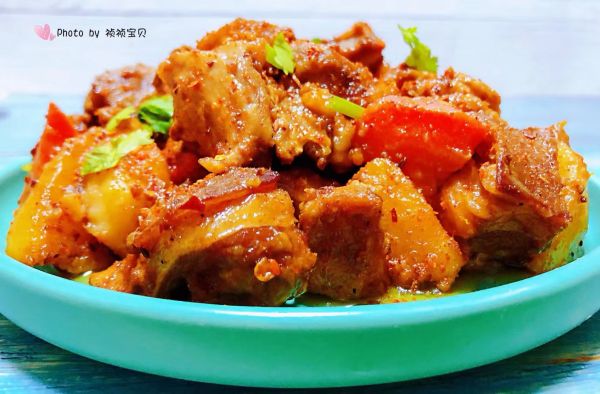 红烧羊肉前腿最好吃的做法,老东北美食红烧羊肉的做法