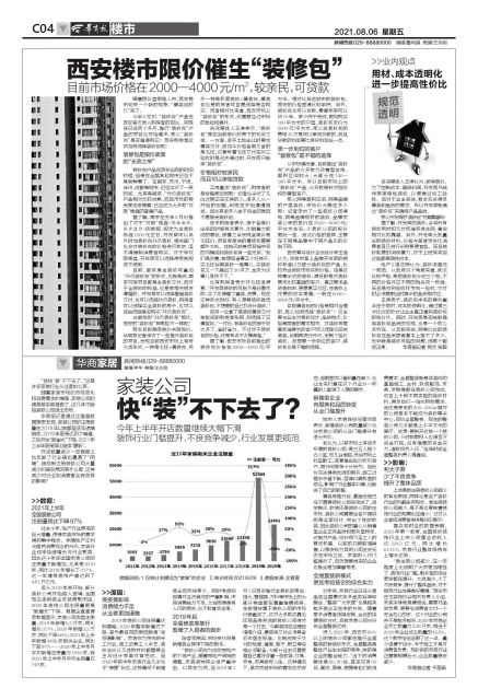 西安楼市限价催生“装修包”目前市场价格在2000—4000元/m2，较亲民，可*款贷**
