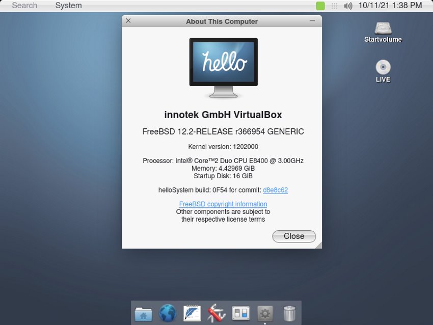 最像macos的freebsd,hellosystem