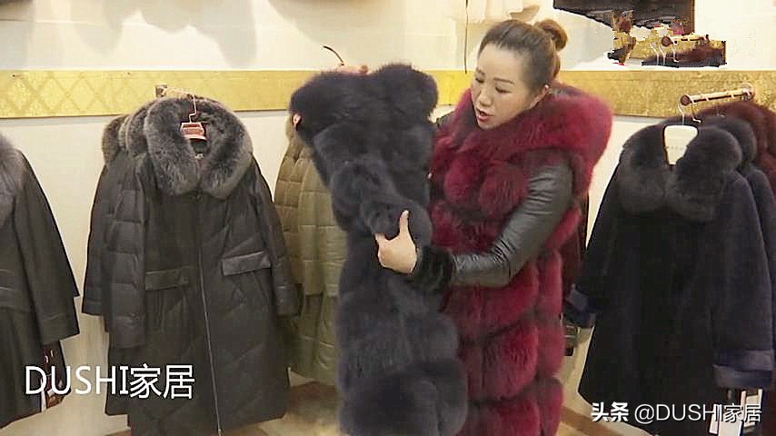 狐狸毛皮草背心怎么搭配,狐狸毛皮草马甲黑色背心