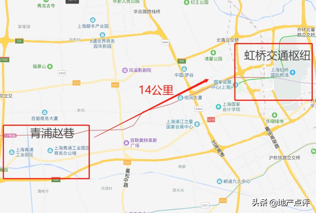 上海虹桥商务区核心板块,长三角大虹桥板块