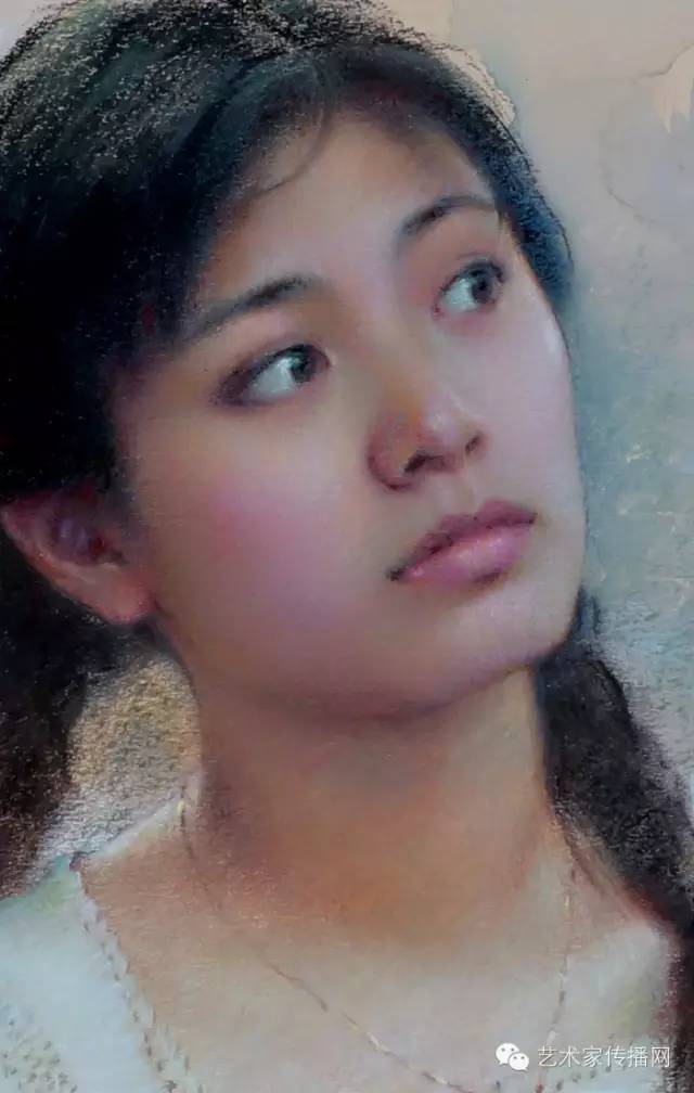 王剑的绘画作品欣赏,画家王剑粉笔画作品欣赏