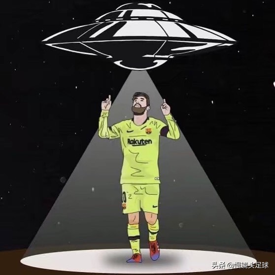 梅西广告牌被踢飞大型纪录片,梅西被抛向空中