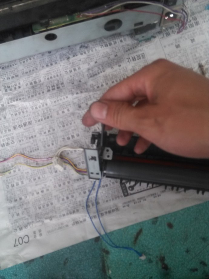 佳能2900更换定影组件教程,佳能2900打印机定影错误