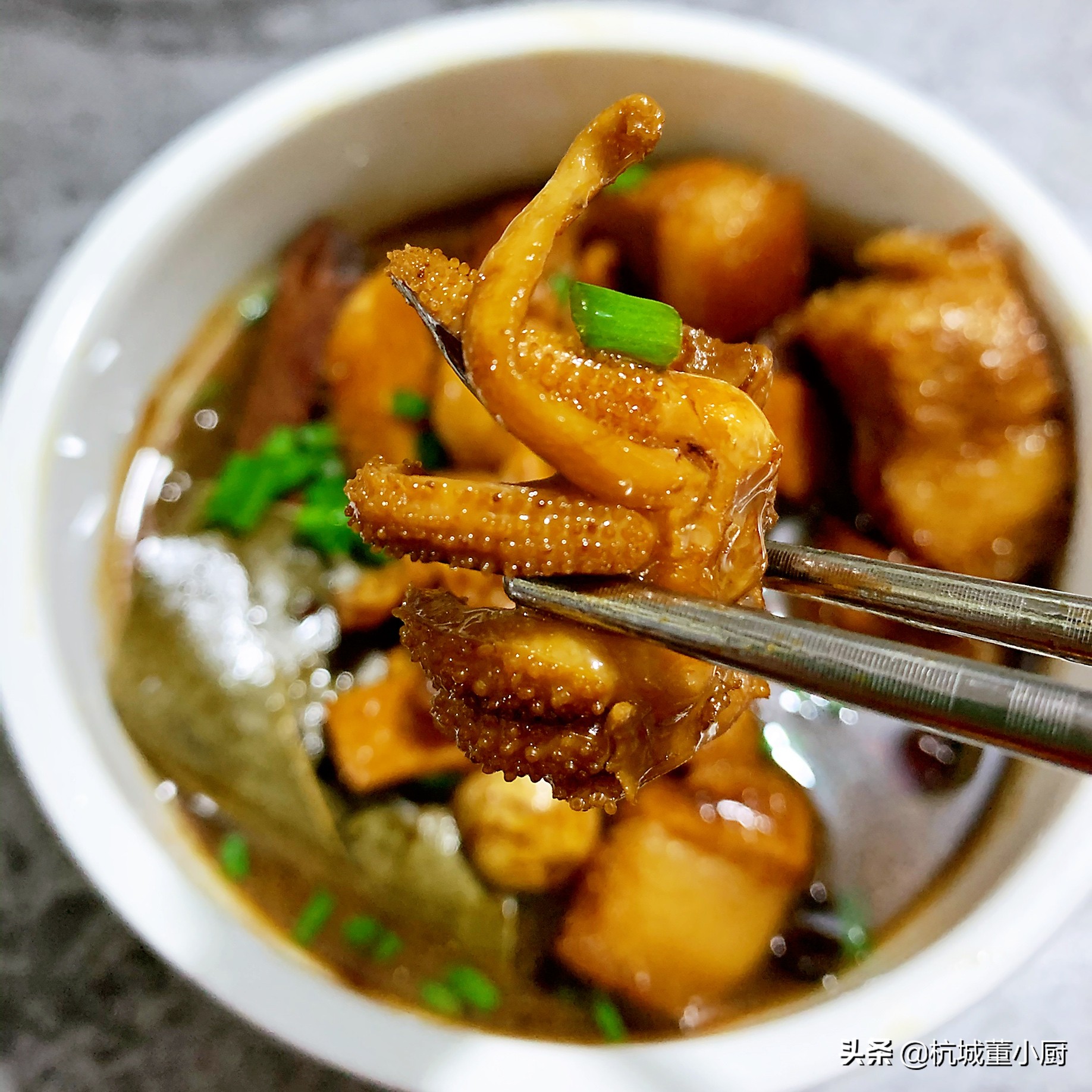 酱油肉墨鱼干,墨鱼干烧肉做法图解