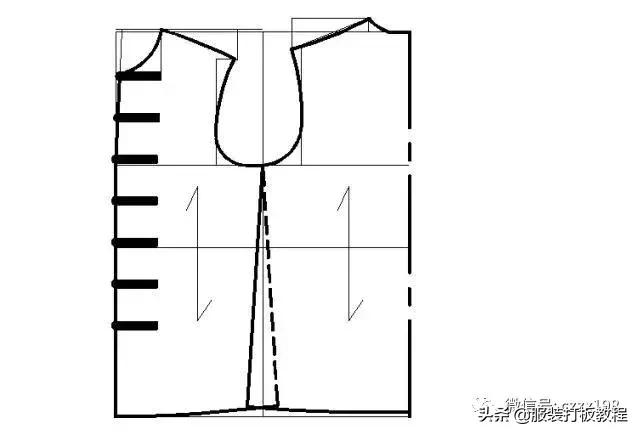 红升服装设计班裁剪中式男装,服装裁剪最基本教程