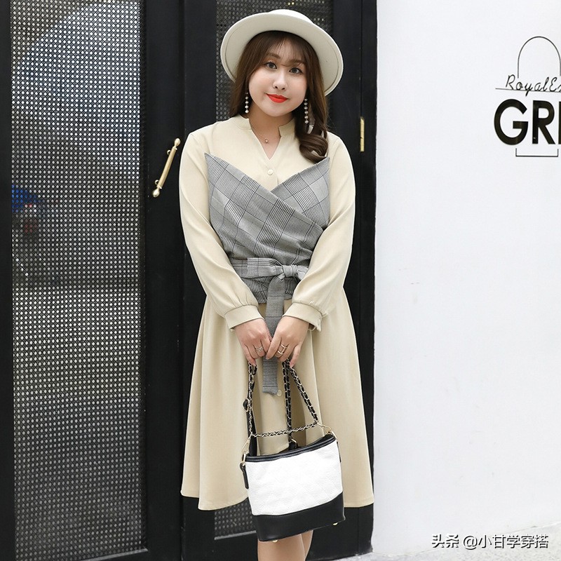 加大加肥香云纱高端连衣裙,加肥加大码宽松连衣裙