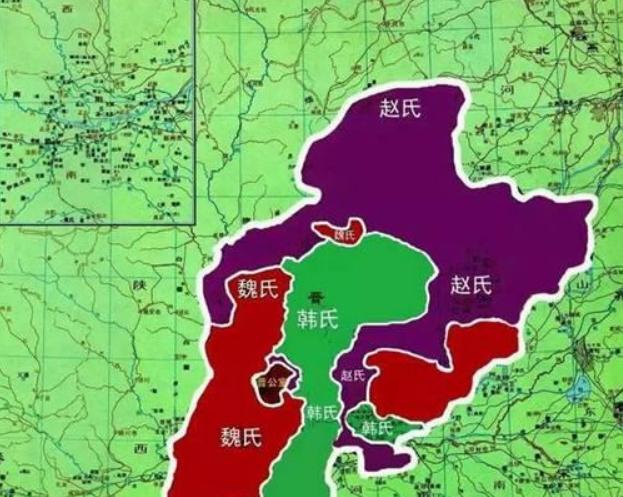 三家分晋韩国是怎么起来的,韩国三家分晋得到了什么